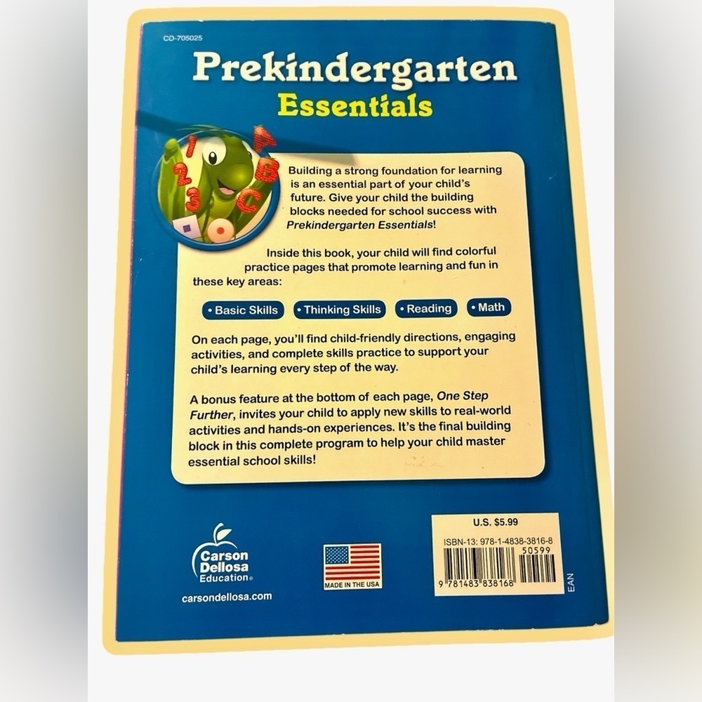 Prekindergarten Essentials Activity Book - Multicolor - Picture 2 of 11